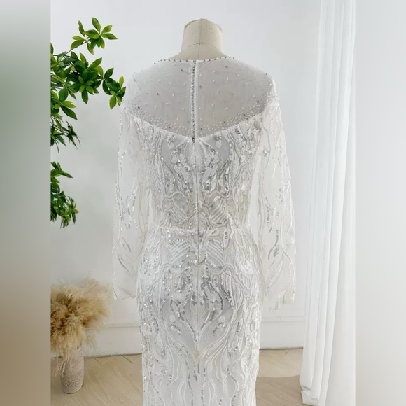 ANDREA & LEO COUTURE Rania Monarch Embellished Mermaid Wedding Gown - Picture 6 of 11
